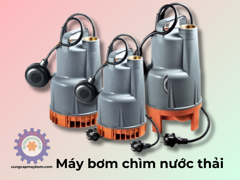 Máy bơm chìm nước thải có phao